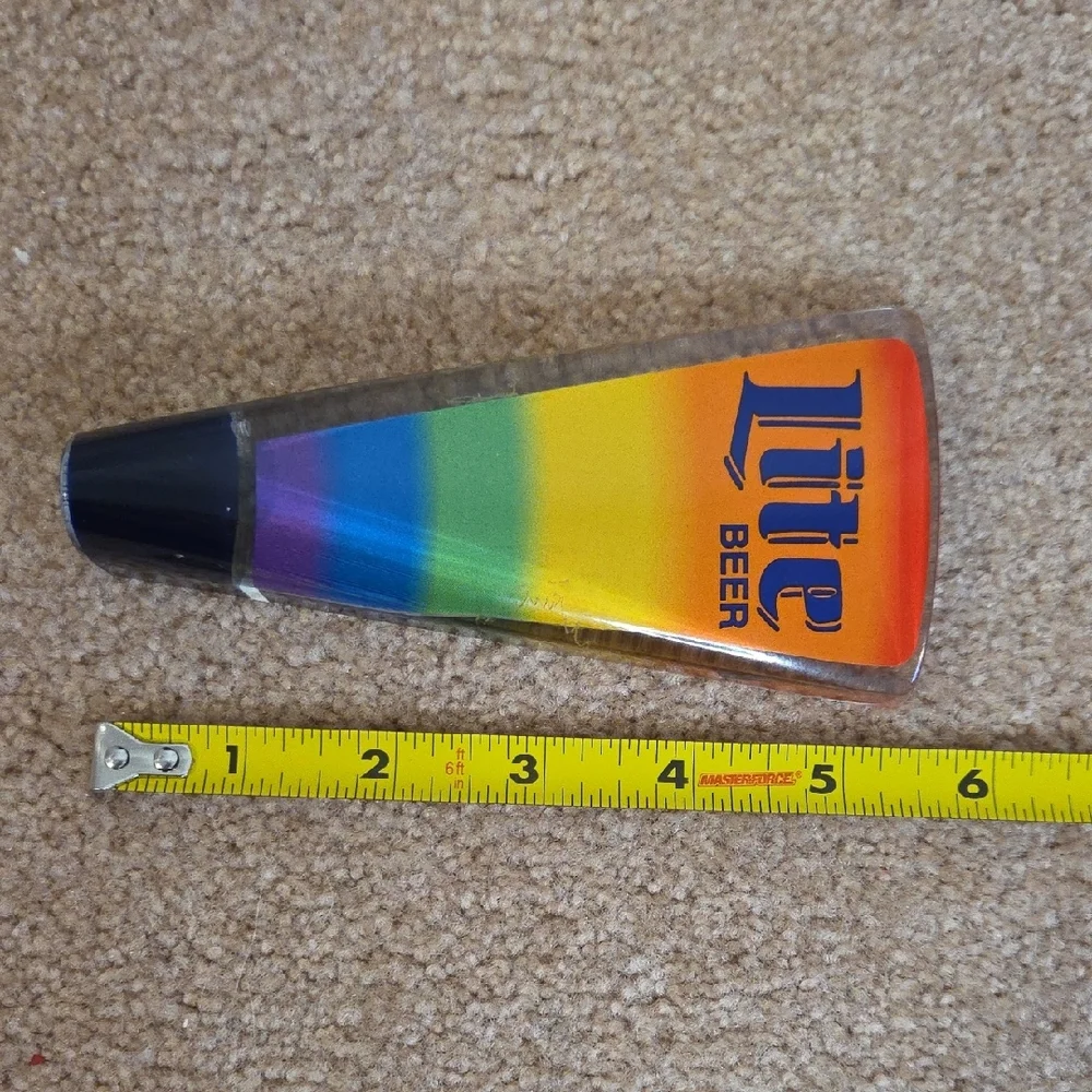 Vintage Lite Beer Rainbow Tap Handle